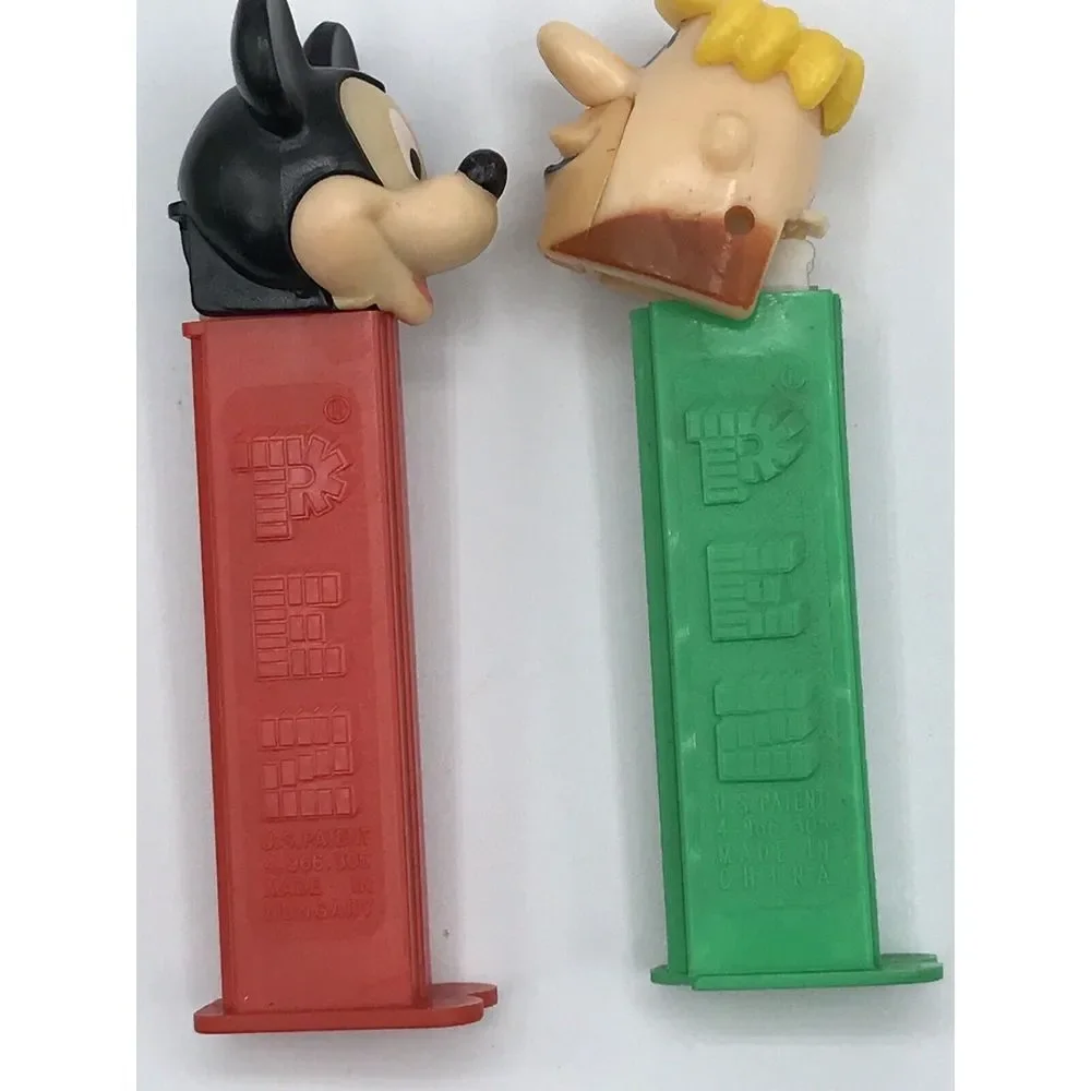 Pez Dispenser Lot of‎ 10- Rare 1990s - Disney/ Flinstones / Tweety bird